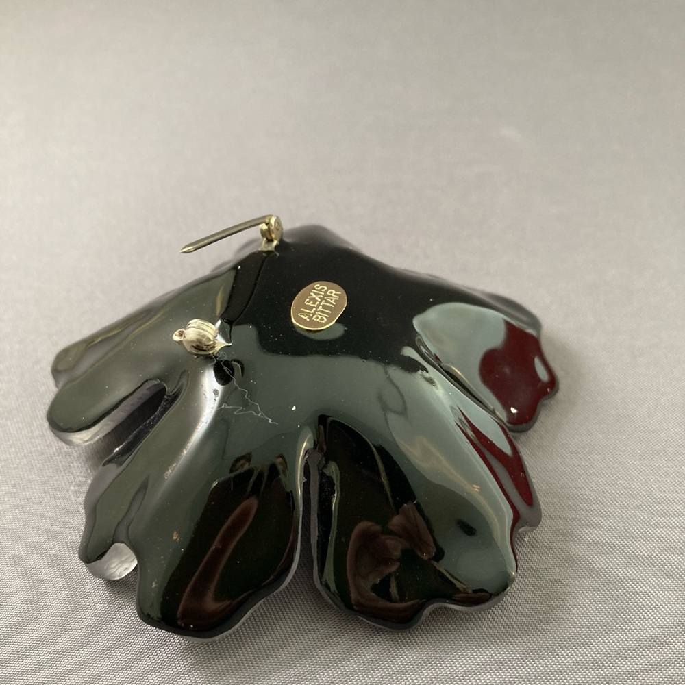 Alexis Bittar lavender pin brooch - Picture 7 of 9